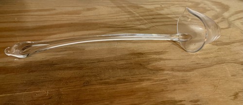 Vintage clear glass punch bowl - glass,