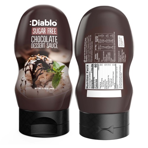 Diablo chocolate dessert - dessert, sauce