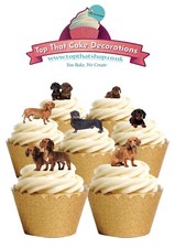 Cake Toppers Dachshund Sausage