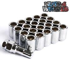 20 x Tuner Wheel nuts CHROME 12x1.25 fits Subaru Impreza WRX STI