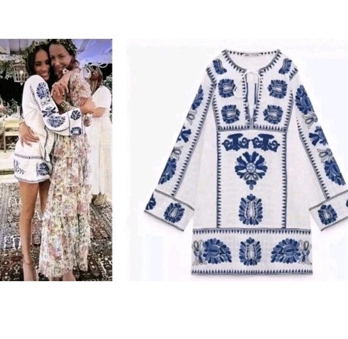 Zara summer cotton blue - summer, and