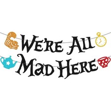 Wasise Mad Hatter Tea Party Decorations - Afternoon Tea Decorations, Alice in W