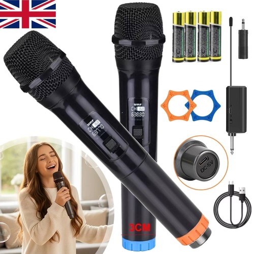 Wireless microphones dual - wireless,