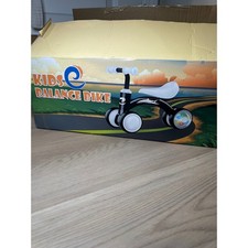 Kids Balance Bike Black Four