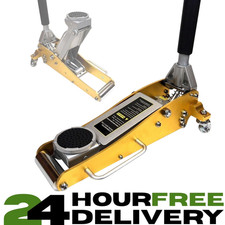 1.5 TON ALUMINIUM & STEEL NEW LOW PROFILE LIGHTWEIGHT TROLLEY JACK RACING CAR