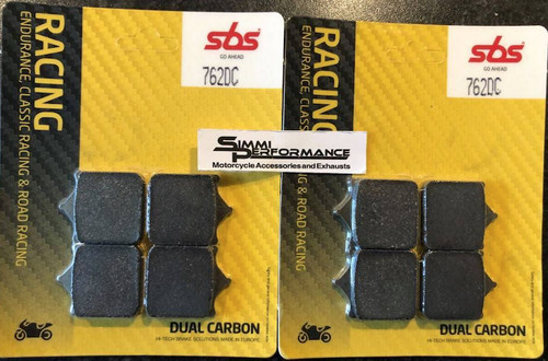 Sbs dual carbon front brake - carbon,