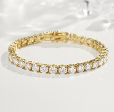 Solid 14K Yellow Gold 7' Inch