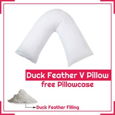 Duck Feather V Shaped Pillow