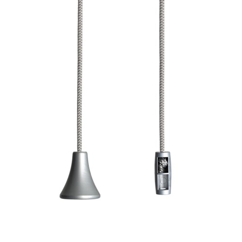 Silver light pull - light, cord