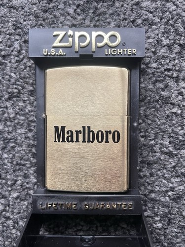 New brass marlboro - brass, zippo