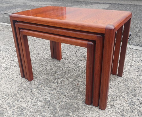 Danish rosewood nest tables - rosewood, of