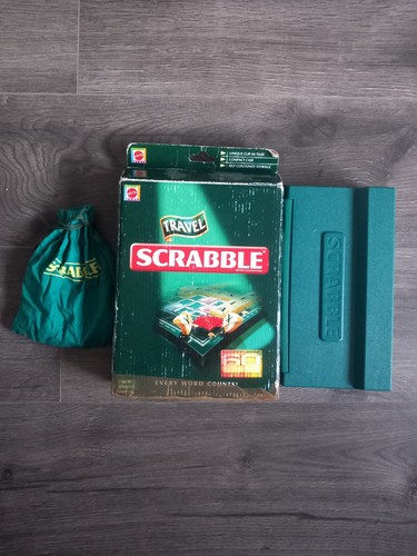 Mattel travel scrabble - scrabble, 2005