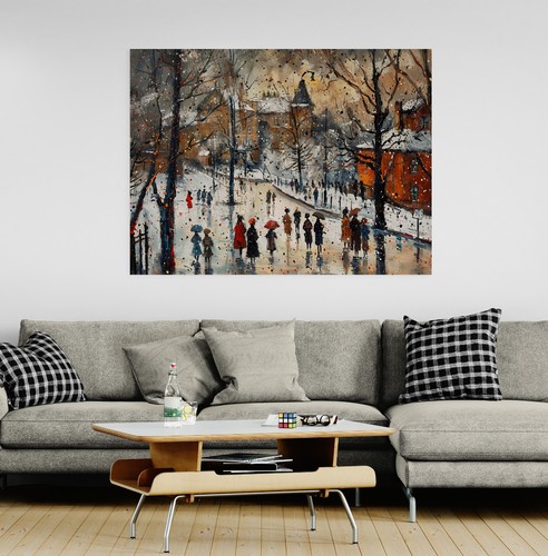 Lowry style canvas - l,