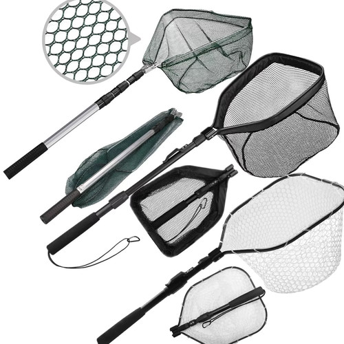 Landing net float 55cm 190cm - net,