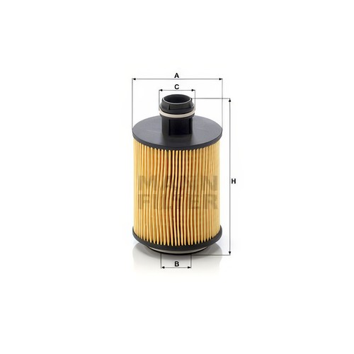 Mann hu7004 oil - filter, fits