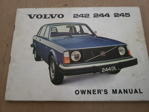 Volvo 242 244 - 245, owner's