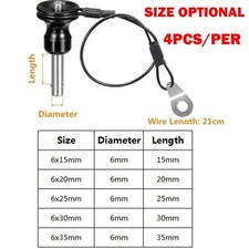 4PCS Stainless Steel With