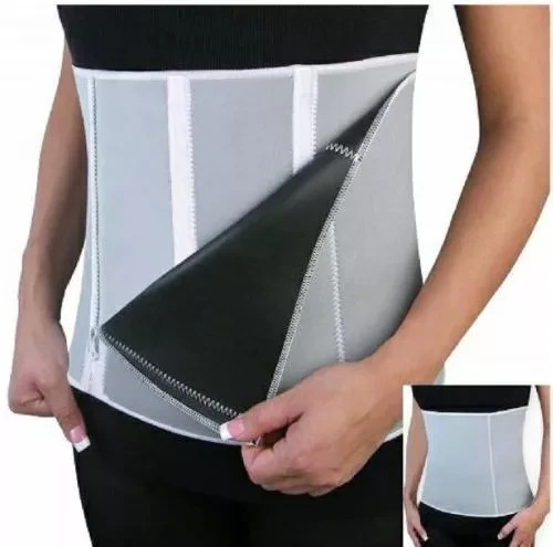Adjustable grey slimming belt - adjustable,