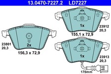 FRONT BRAKE PAD SET DISC BRAKE