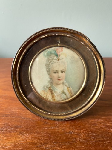 Antique french painting hand - french,