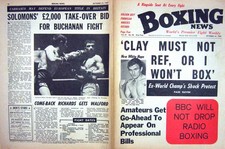 Old Vintage Print Boxing 1969