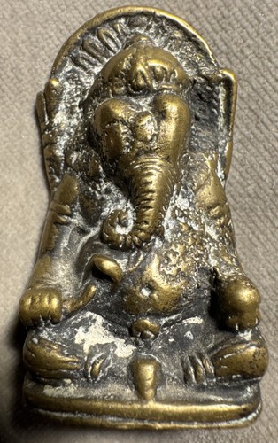 Rare antique thai ganesha phra - thai,