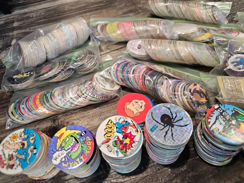 Lot vintage pogs - 50,