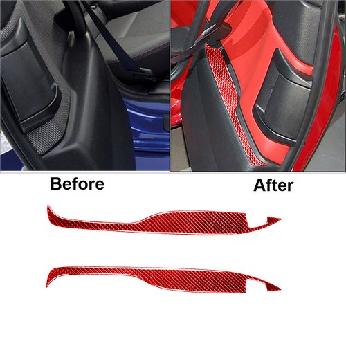 2pcs red carbon - red,