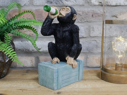 Drunken monkey ornament - drunken,