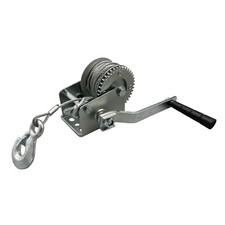 Zinc Plated Hand Winch + Wire
