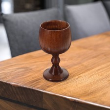 Wooden Wine Goblet Vintage