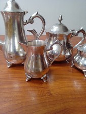 Vintage elegant silver plate