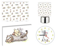 WINNIE THE POOH - 10" Lightshade, Touch Lamp, Wall Art, Wall Clock or Bundle