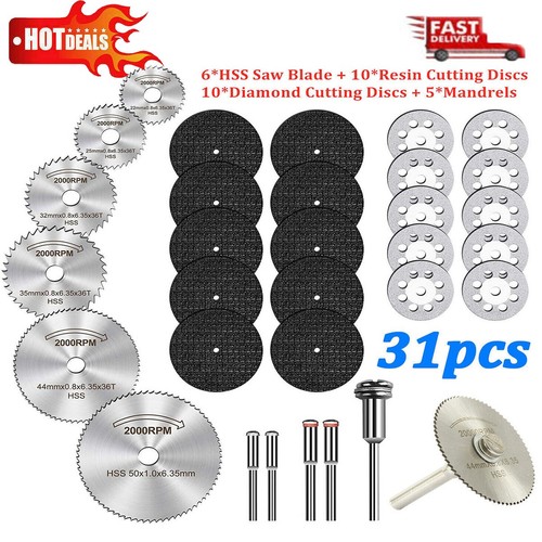 31pcs diamond cutting - diamond, discs