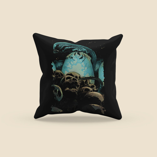 Alien xenomorph egg and skulls - alien,