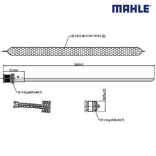Dryer, air conditioning MAHLE