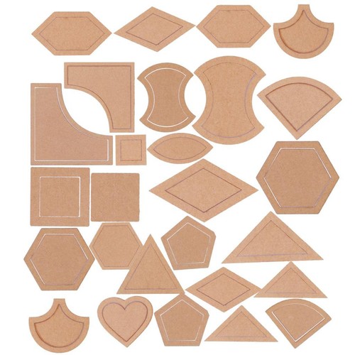 Pieces transparent acrylic - 54,