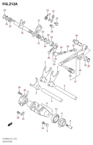Suzuki genuine bolt 5mm 16mm - suzuki, x