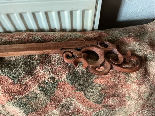 Wooden carved wall hanging - wall,