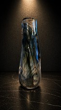 Stunning Heavy Art Glass Vase