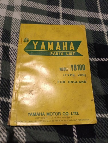 Yamaha yb100 parts list book - yamaha,