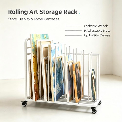 Art storage rack - art, with
