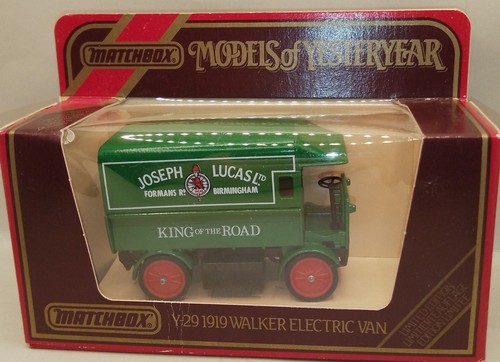 Matchbox moy joseph lucas 1919 - matchbox,