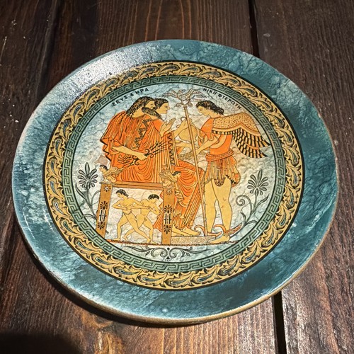 Greek clay plate - greek,