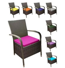 Wicker Rattan Chair Seat Cushions Outdoor Dining Chair Pads Patio Garden Seats