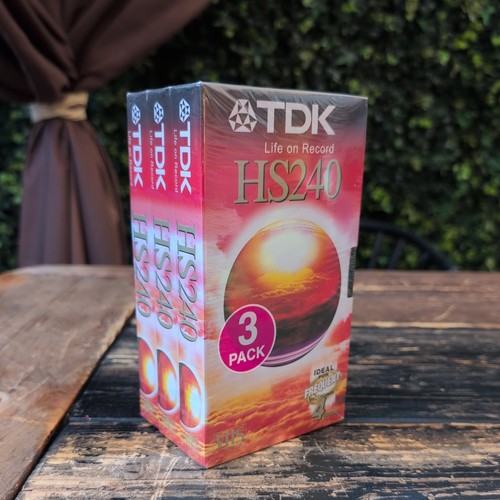 Tdk vhs hs240 pack brand - vhs,