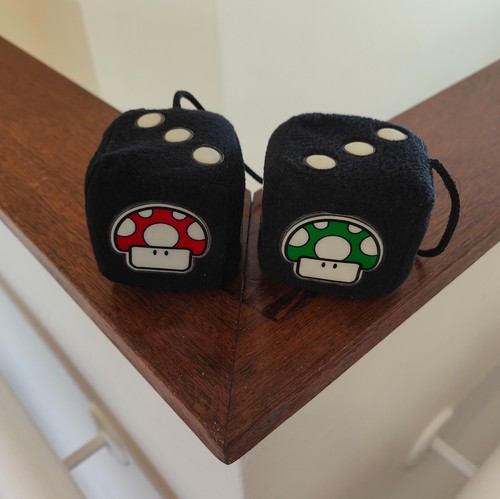 Rare nintendo fuzzy dice - nintendo,