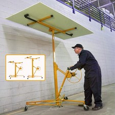 16FT/11FT Drywall Lift Panel Hoist Plasterboard Sheetrock Jack Rolling Lifter UK