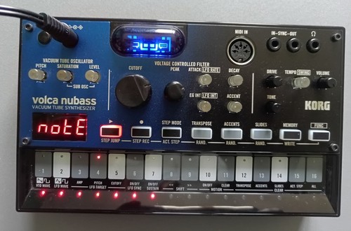 Korg volca nubass vacuum tube - nubass,