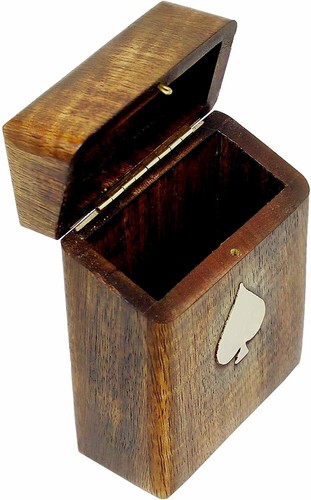 Decorative wooden single - single, deck